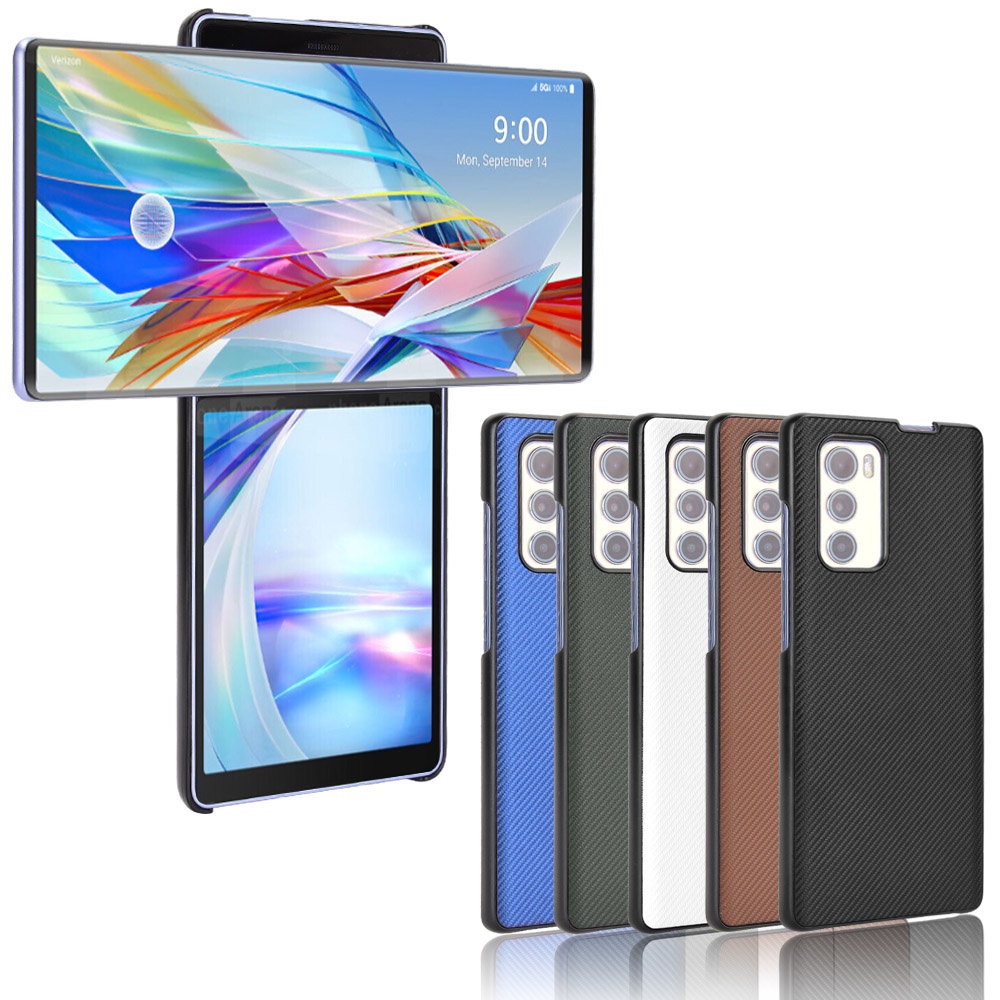 เหมาะสําหรับ LG Wing 5G หนังหรูหราแข็งกันกระแทกเคสโทรศัพท์มือถือ