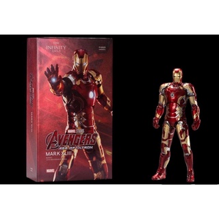 IRON MAN Mark XLIII Mk 43 mk43 ZD Toys (แท้) 1/10 Action Figure 18 cm