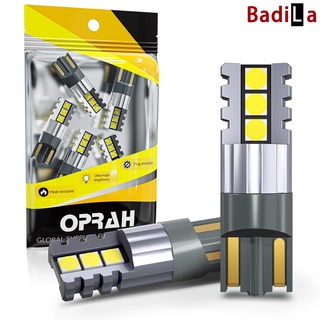 หลอดไฟ led T10 3030 6SMD สําหรับติดป้ายทะเบียนรถยนต์ รถจักรยานยนต์ 2 ชิ้น