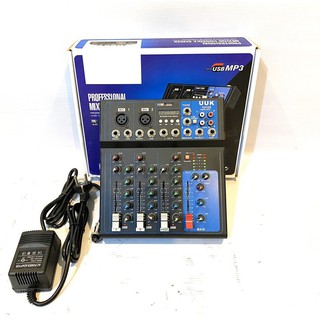 Mixer UUK N4USBมิกซ์ 2โมโน รางสไลด์ คุณภาพสูง ตอบโจทย์ทุกฟังชั่น ราคาสุดคุ้ม