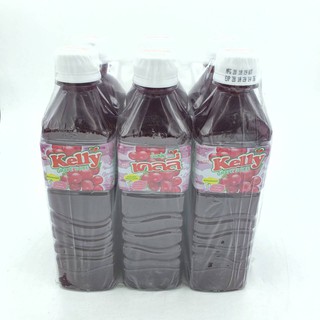 น้ำองุ่น ตราเคลลี่ kelly grape juice ขนาด 450 เมตร * 6 ขวด