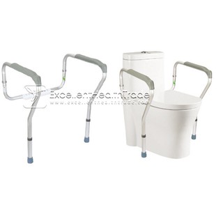 แขนพยุงลุกนั่งติดชักโครก (Toilet safety armrest)