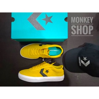 Converse  รองเท้าผ้าใบ รุ่น Converse Courtland ox yellow สีเหลืองคัทตาส