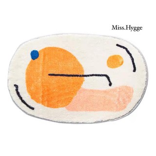 พรมมินิมอล วงรีสีสดใสpreorder // miss.hygge