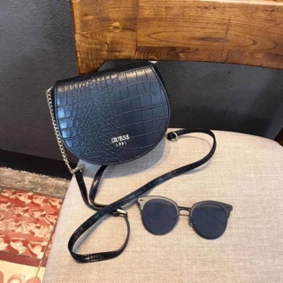 GUESS CROC MINI SHOULDER BAG