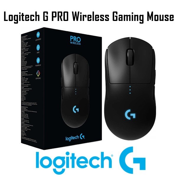 เมาส์เกมมิ่งไร้สาย Logitech G PRO Wireless Gaming Mouse Warranty 2 - Y