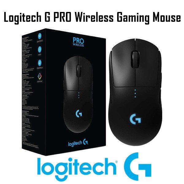 ⚡️เมาส์เกมมิ่งไร้สาย⚡️ Logitech G PRO Wireless Gaming Mouse Warranty 2 - Y