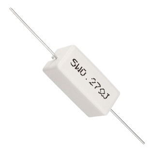 R Resistor Ceramic ตัวต้านทานกระเบื้อง 5W