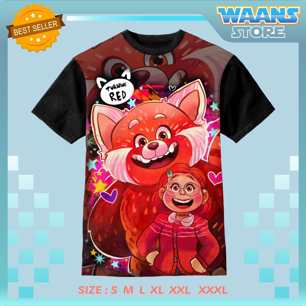 Disney pixar turning redMeilin Lee เสื้อยืดเด็ก