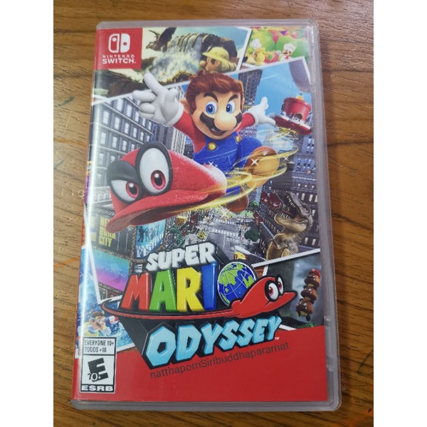 แผ่นเกม Super Mario Odyssey มือสอง Nintendo Switch game