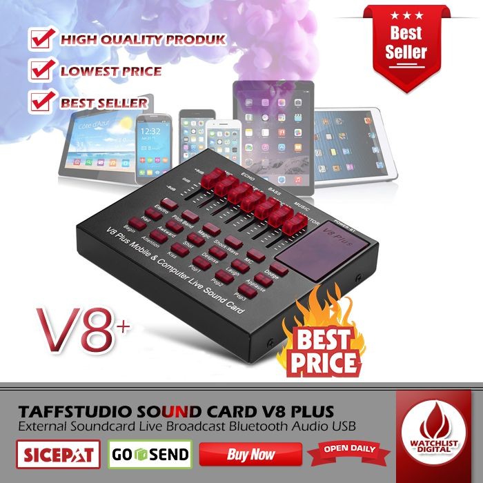 การ์ดเสียงภายนอกบลูทูธ Usb V8 Plus