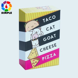 การ์ดเกม Taco Cat Goat Cheese Pizza On The Flip Side