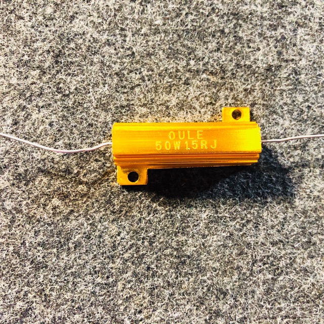 ตัวต้านทาน Resistor สีทอง 50w 15โอห์ม สินค้าพร้อมส่งในไทย 🇹🇭