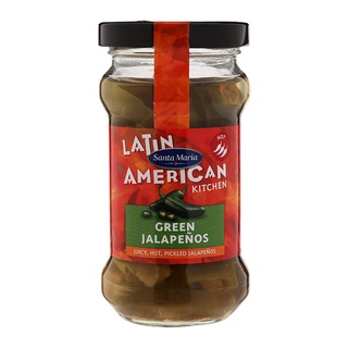 ซานตามาเรียลาตินอเมริกันคิทเช่นพริกเขียวจาลาปิโน่ 200กรัม Santa Maria Latin American Kitchen Green Chili Jalapeno 200g.