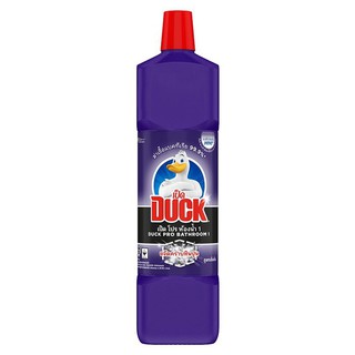 ✨นาทีทอง✨ เป็ด โปร ห้องน้ำ 1 น้ำยาทำความสะอาดห้องน้ำ สูตรเข้มข้น 900 มล. DUCK Pro Bathroom Cleaner 1 Purple Bottle 900 m