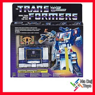 Transformers Retro G1 Soundwave &amp; Buzzsaw 2-Pack หุ่นยนต์ ทรานส์ฟอร์มเมอร์ส รีโทร จีวัน ซาวน์เวฟ &amp; บัซซอว์ 2 แพค