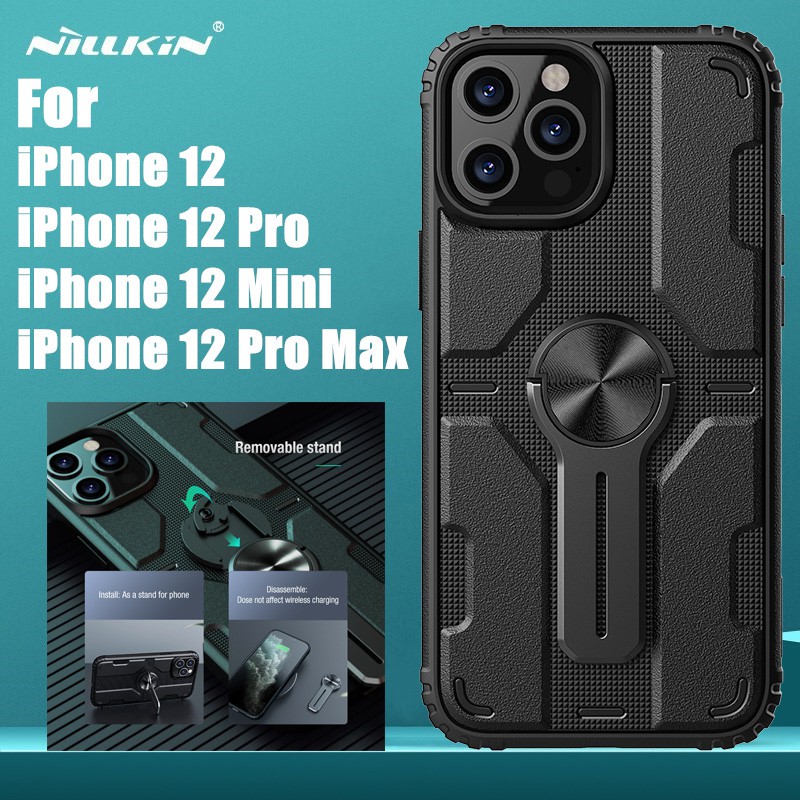 Nillkin Medley Armor Camshield Stand Case Camera Protective Back Cover For Iphone 12 12 Pro 2647