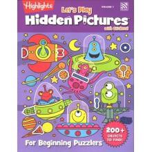 หนังสือเด็ก แบบฝึกหัด Lets Play Hidden Pictures with Stickers Vol 1