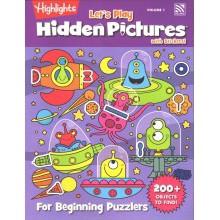 หนังสือเด็ก แบบฝึกหัด Lets Play Hidden Pictures with Stickers Vol 1