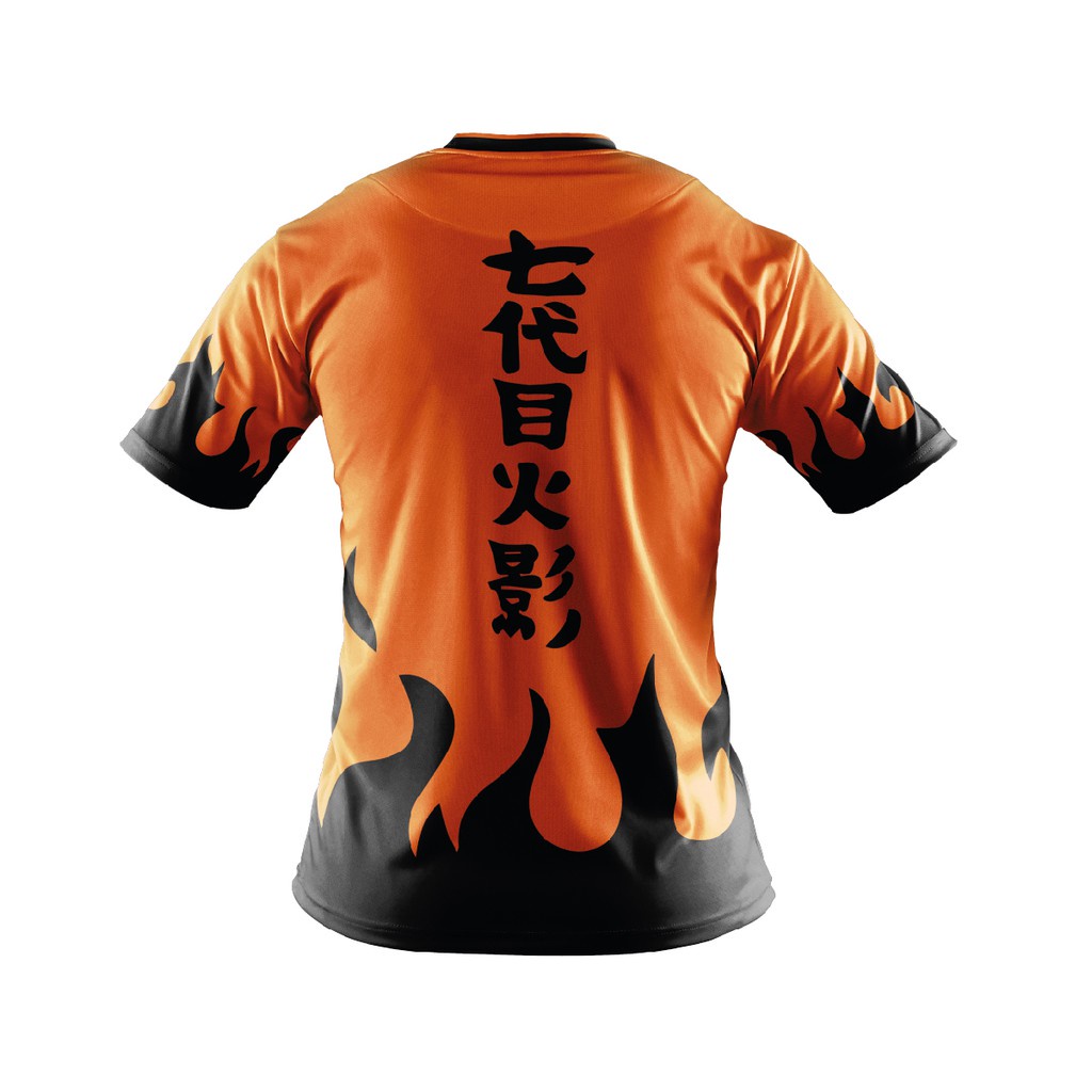 [พร้อมส่ง] เสื้อยืด ลายการ์ตูนนารูโตะ สีส้ม สําหรับเด็ก และผู้ใหญ่