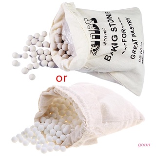 gonn 500g Cordierite Pie Baking Beans Beads Press Stone Weights with Storage Bag New