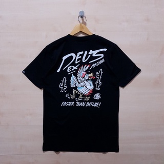 ผ้าฝ้ายแท้ คอลูกเรือพร้อมส่ง เสื้อยืด ลาย Deus Ex Machina S2S,4XL