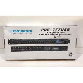 PROEUROTECH PRE-777USB ปรีแอมป์ปรับเสียง สามารถเชื่อมต่อบลูทูธและมีช่องเสียบ USB