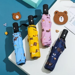 ร่มกันUV ร่มพับ ขนาดเล็ก กันฝนและแสงแดด น้ำหนักเบา พกพาสะดวก หลายสี โครงร่มและด้ามจับที่แข็งแรงทนทาน Umbrella