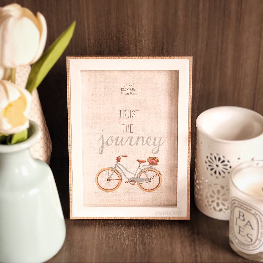 TRUST THE JOURNEY WOODEN PHOTO FRAME 8458