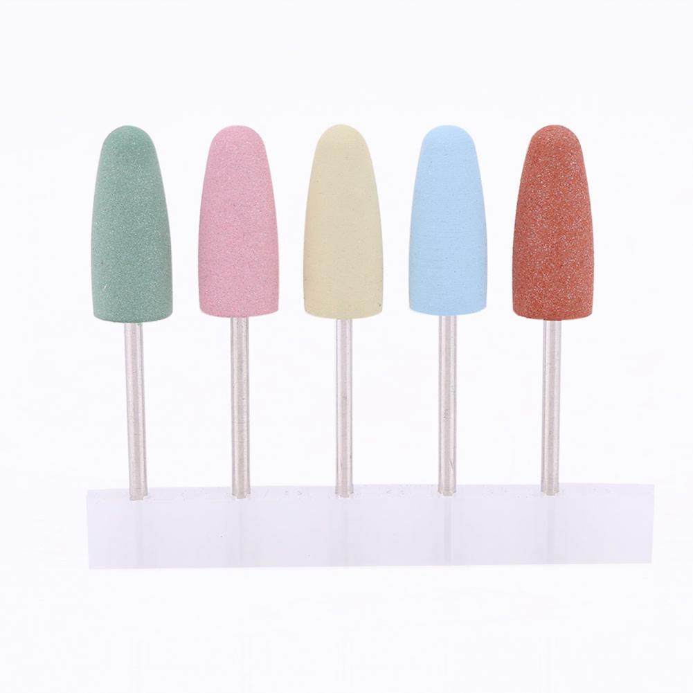 5pcs Nail Art Polisher Grinders Tools Cuticle Drill Buffer Bits ...