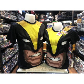 เสื้อยืดมาร์เวล วูล์ฟเวอรีน MARVEL-Wolverine-MVH-BL สีดำ