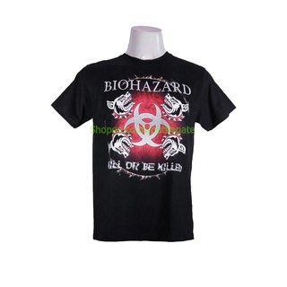 เสื้อวง Biohazard เสื้อไซส์ยุโรป ไบโอฮาซาร์ด PTA1722 เสื้อวงดนตรีร็อค เดธเมทัล