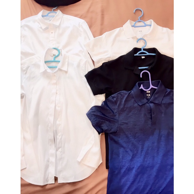 เสื้อเชิ้ต เสื้อโปโล Uniqlo แท้มือสอง สภาพดีมาก
