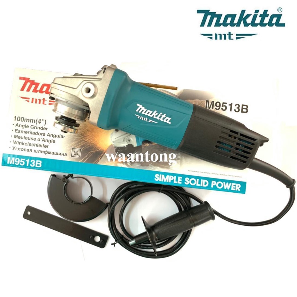 เครื่องเจียร์ 4" 720W สวิทซ์ท้าย makita-mt M9512B