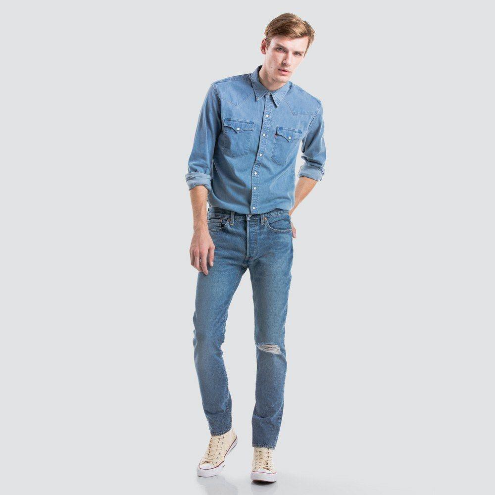 levi's 501 skinny warp stretch