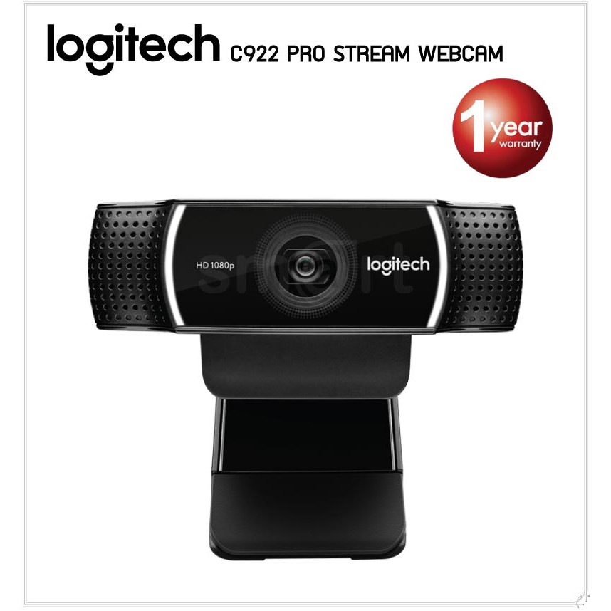 กล้องเว็บแคม Logitech C922 Pro Video Streaming Web Cam 1080P Full HD มือ 1 ประกัน SiS (พรีออเดอร์ รอสินค้าประมาณ 5 วัน)