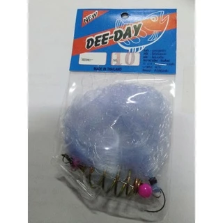 ตะกร้อตกปลาดีเดย์ ตะกร้อด่าง deeday ตะกร้อตาข่าย มีขนาดเบอร์3-12