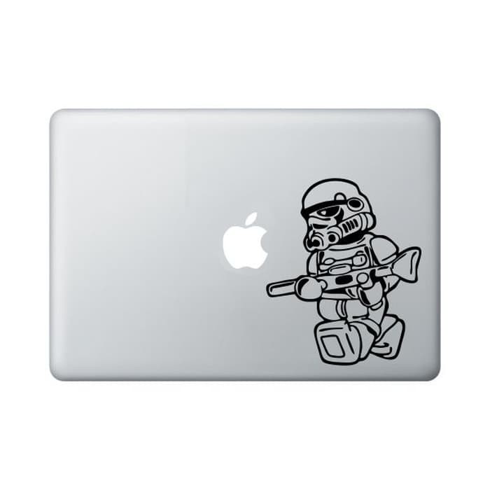 สติ๊กเกอร์แล็ปท็อป สติ๊กเกอร์ Macbook Lego Star Wars Storm Trooper