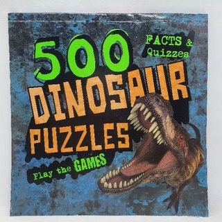 Facts  &amp; Quizzes 500 Dinosaur Puzzles play the Game-100