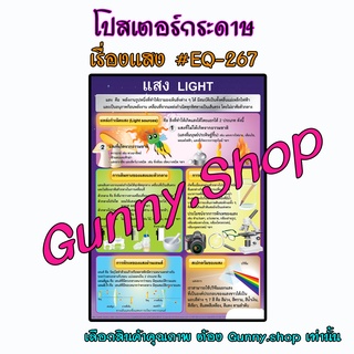 โปสเตอร์เรื่องแสง #EQ-267 โปสเตอร์กระดาษ #gunny.shop