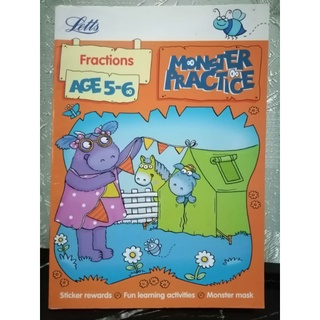 Monster practice fractions age 5-6-157