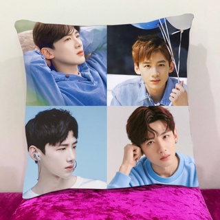 หมอนอิงสั่งทำ ใส่ได้4รูป หมอนอิงขนนุ่ม หมอนอิงโซฟา หมอนอิงในรถ หมอนอิง Cushions Bai Jingting ไป๋จิ้งถิง