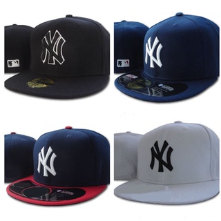 พร้อมส่ง หมวกเบสบอล หมวกปีกแบน ขนาดใหญ่ ลาย New York Yankees NY สําหรับผู้ชาย ผู้หญิง 4AJD