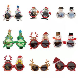 แว่นตาคริสต์มาส ผู้ใหญ่ เด็ก ซานตาคลอส Snowman Party Glasses