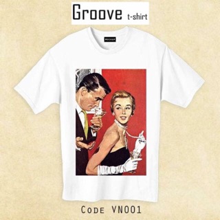 เสื้อยืดลาย Vintage (แจ้งไซส์ในแแชท)