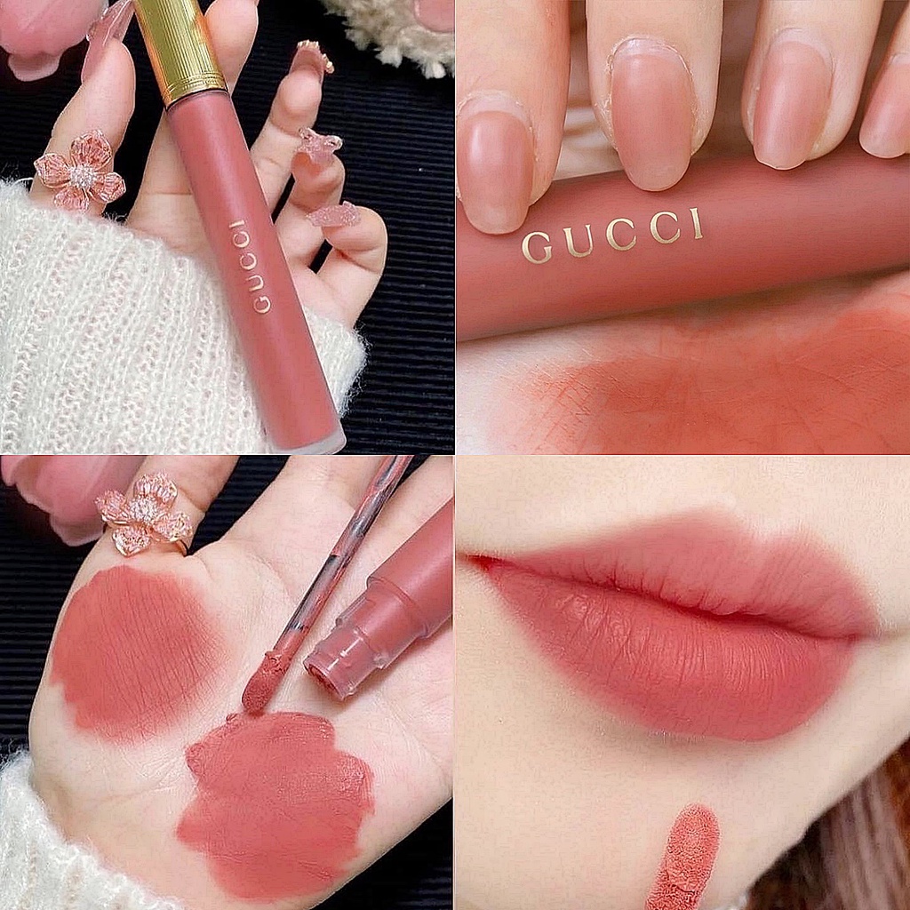 ✨✨ Gucci Rouge à Lèvres Liquide Mat Lipstick สี 208 They Met in Argentina (Liquid Matte Lipstick)