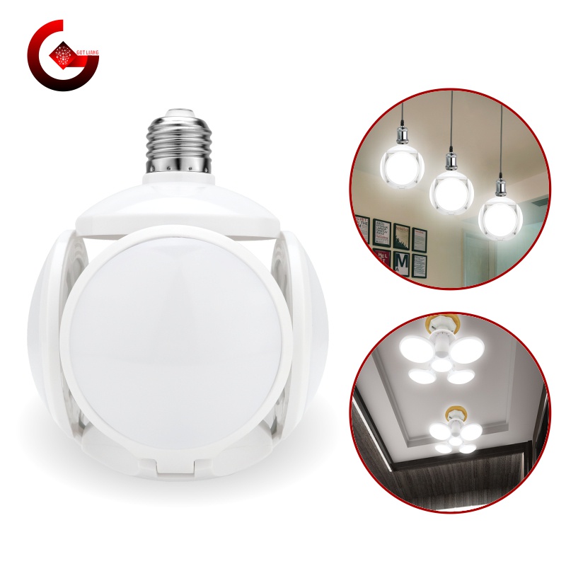 Got Liang หลอดไฟสปอตไลท์ LED 40W E27 360 องศา AC 220V สีขาวอบอุ่น
