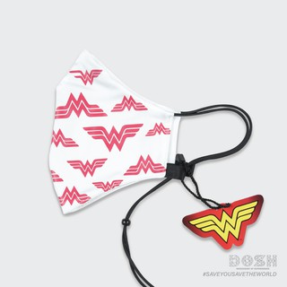 DOSH:FACE MASK WONDER WOMEN หน้ากากผ้าผู้ใหญ่ FMASK09-WH