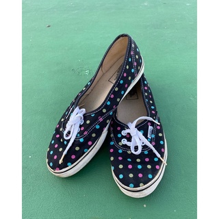 used vans size 6 us (ไซส์39) ลายจุดมุ้งมิ้ง