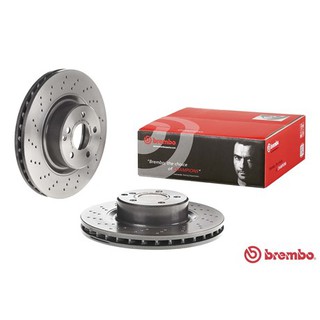 จานเบรคหน้า BENZ S-CLASS W220 S320 S400 S430 S500 CDI 1998-2005 C215 CL500 1999-2006 330MM BREMBO /ชิ้น